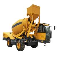 China manufacturer movable self loading concrete mixer machine