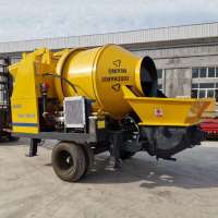 China Supplier 30m3 Electric Concrete Mixer Pump Construction Concrete Mixer with Pump