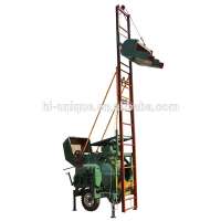 JG320 building construction concrete mixer with ladder low price