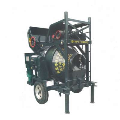 China Manufacturer Mobile Diesel Engine Concrete Mixer 300 Litre with Ladder