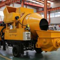 Factory Supply Mobile Concrete Pump Machine 40m3/h Capacity Concrete Mixer Pump for Construction