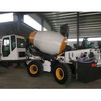 Self loading 1.2 cubic meters small concrete concrete mixer mixing truck