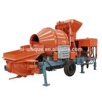 China suppliers stone concrete pump mixer 40 m3/h mobile mixer pump