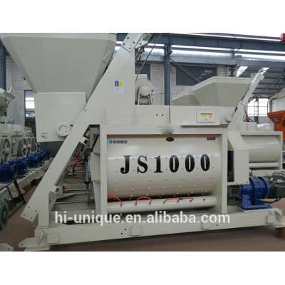 Batching machine 1m3 double shaft concrete mixer JS1000 price manufacturer